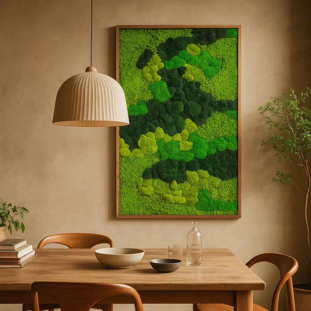 The Forestry Moss Art Frame (Vertical)