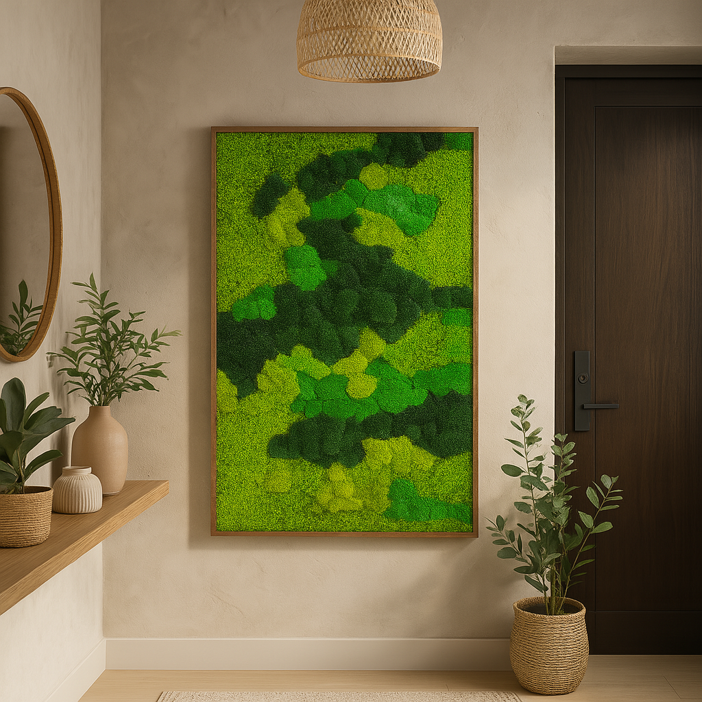 The Forestry Moss Art Frame (Vertical)