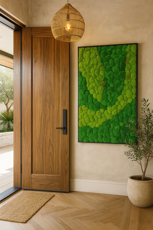 Nature's Path Moss Art Frame (One Piece)