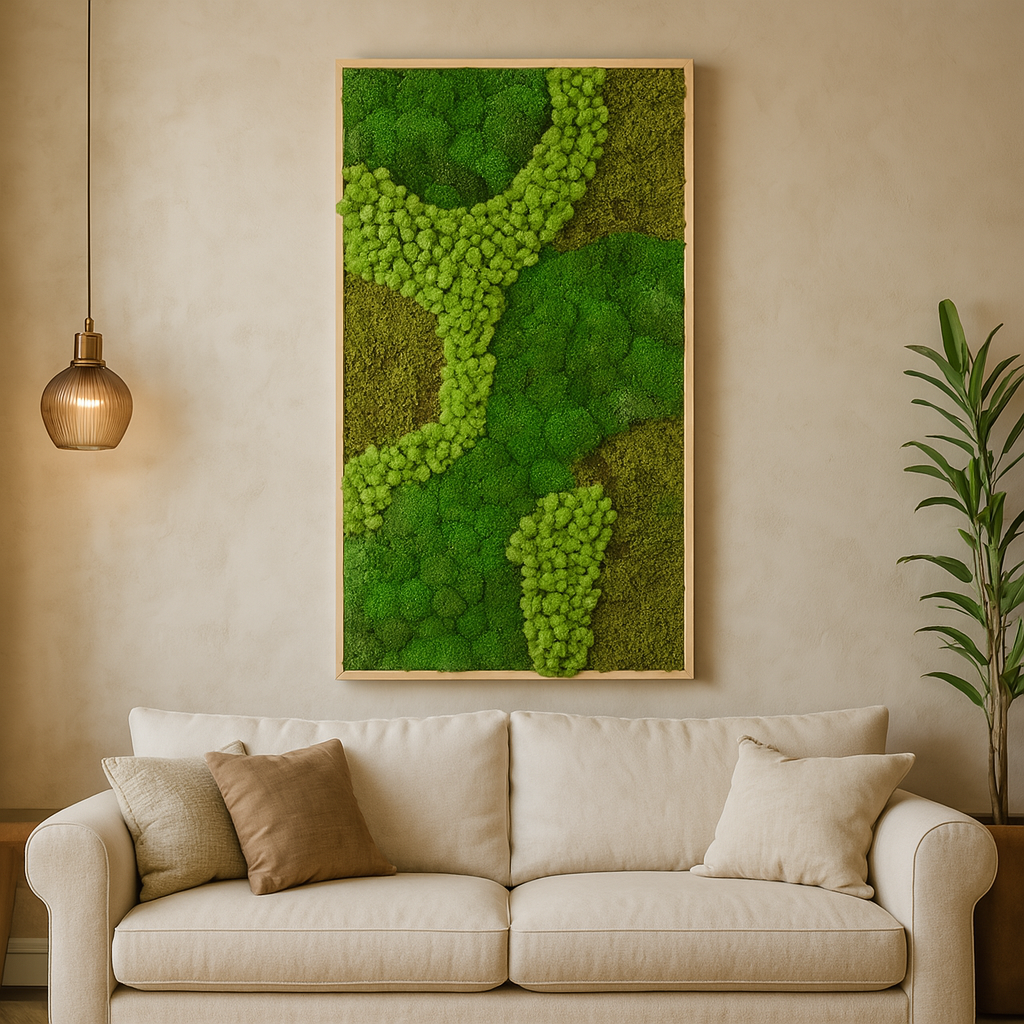 Vestibule Moss Art Frame (One Piece)