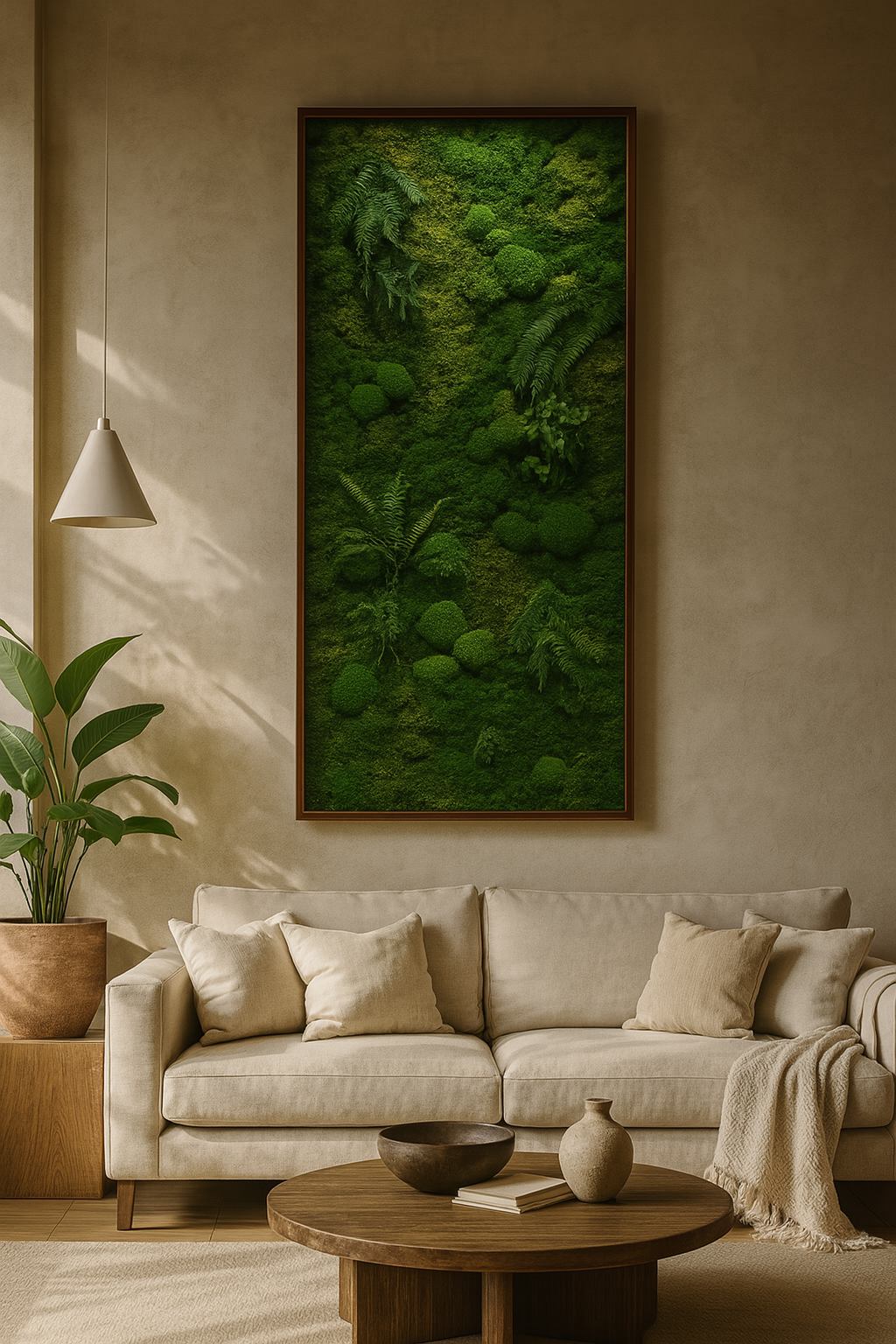 Emerald Jungle Moss Art Frame