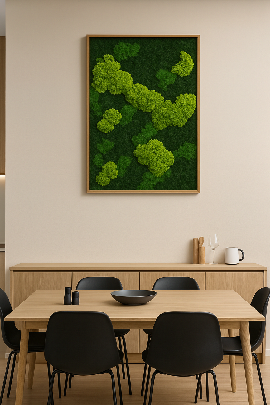 Interstellar Moss Art Frame (One Piece), Vertical