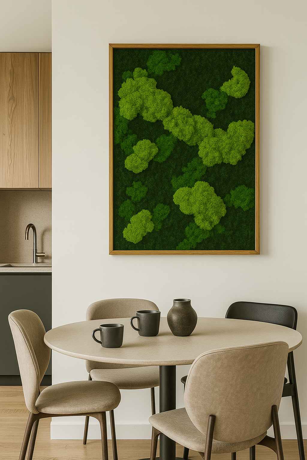 Interstellar Moss Art Frame (One Piece), Vertical