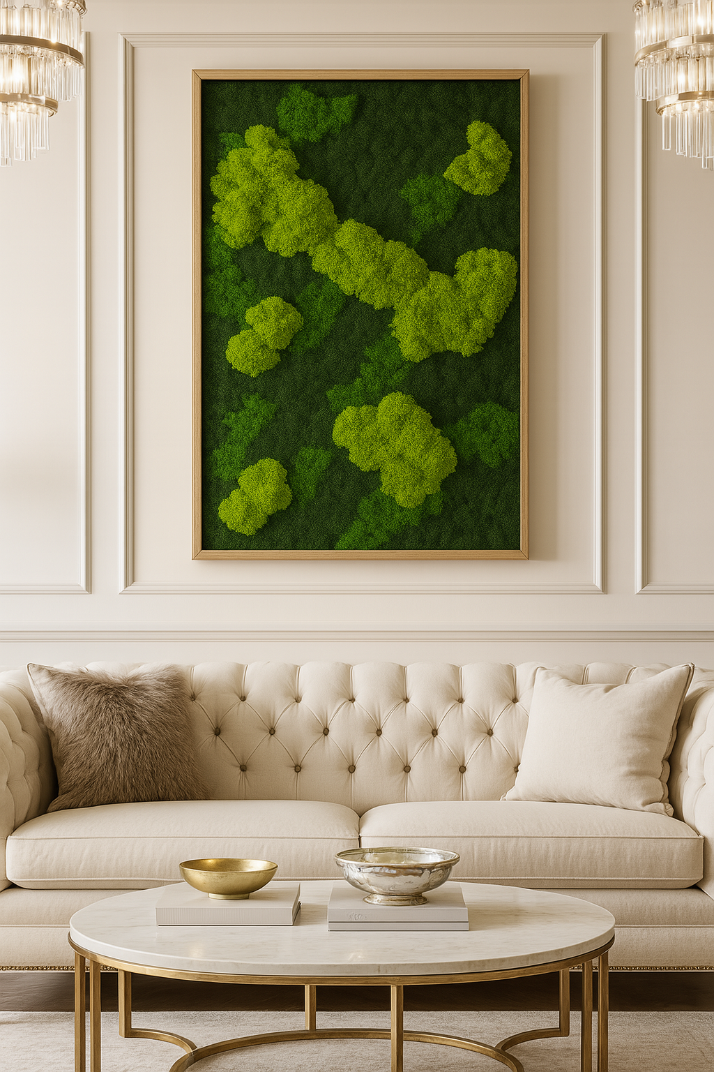 Interstellar Moss Art Frame (One Piece), Vertical