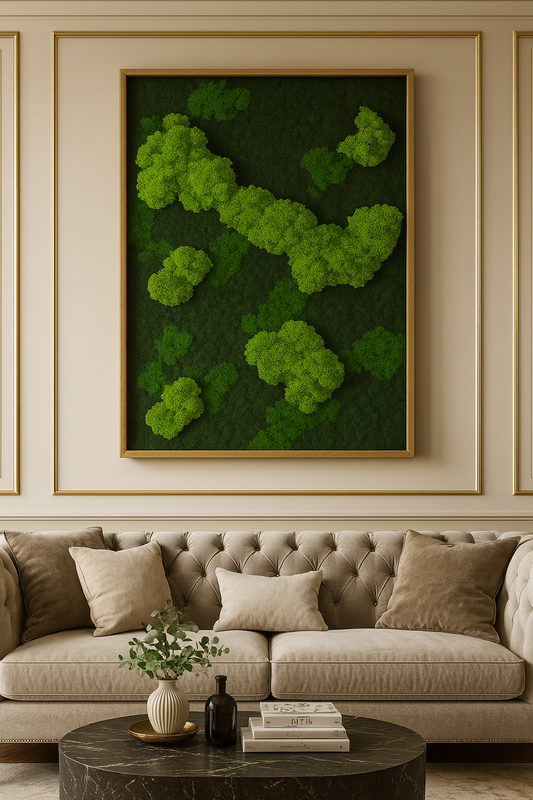 Interstellar Moss Art Frame (One Piece), Vertical