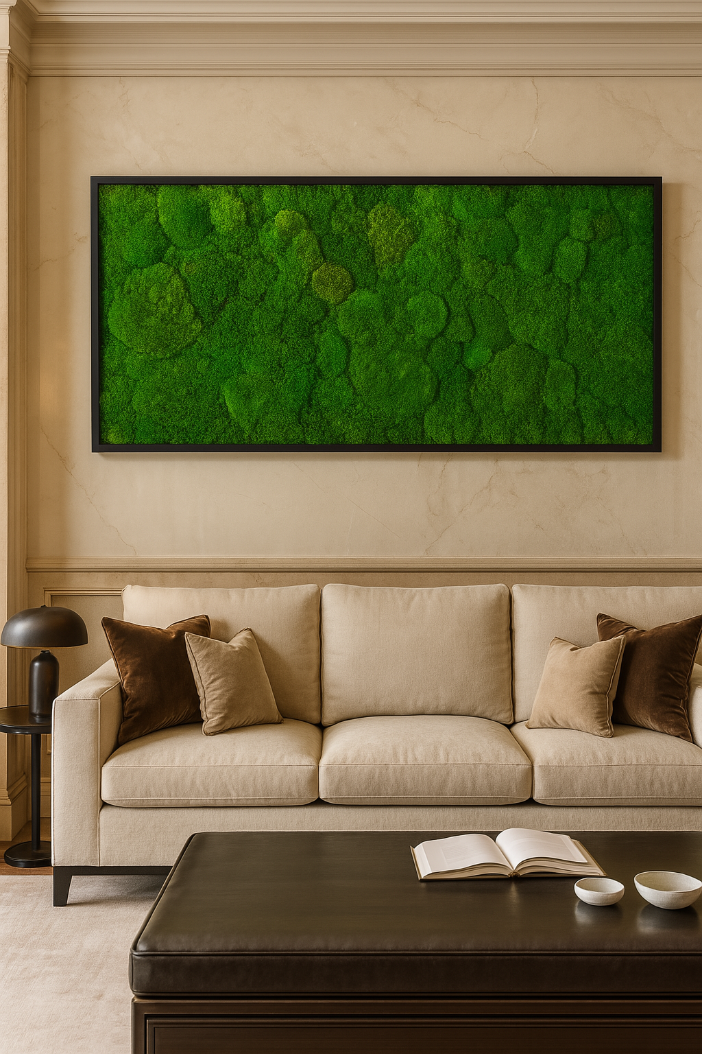 The Minimalist Rectagon Moss Art Frame