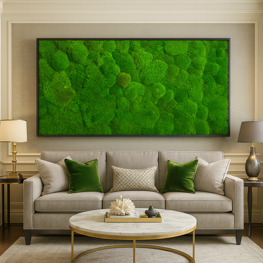 The Minimalist Rectagon Moss Art Frame