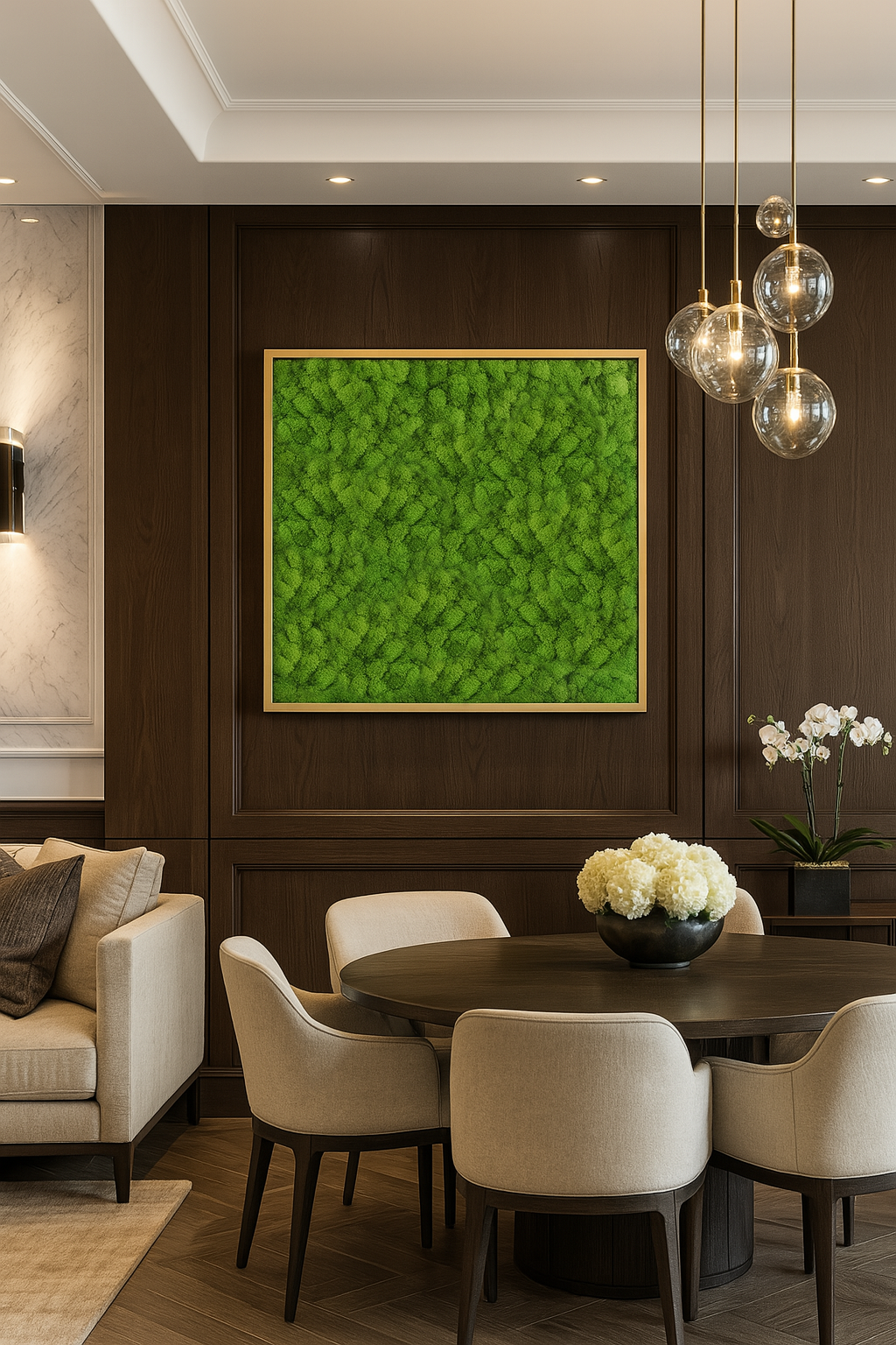 The Verdure Frame Moss Art Frame