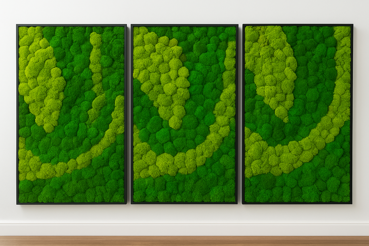 Abstract Moss Art Frame (One Piece)