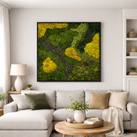 The Contrast Moss Art Frame