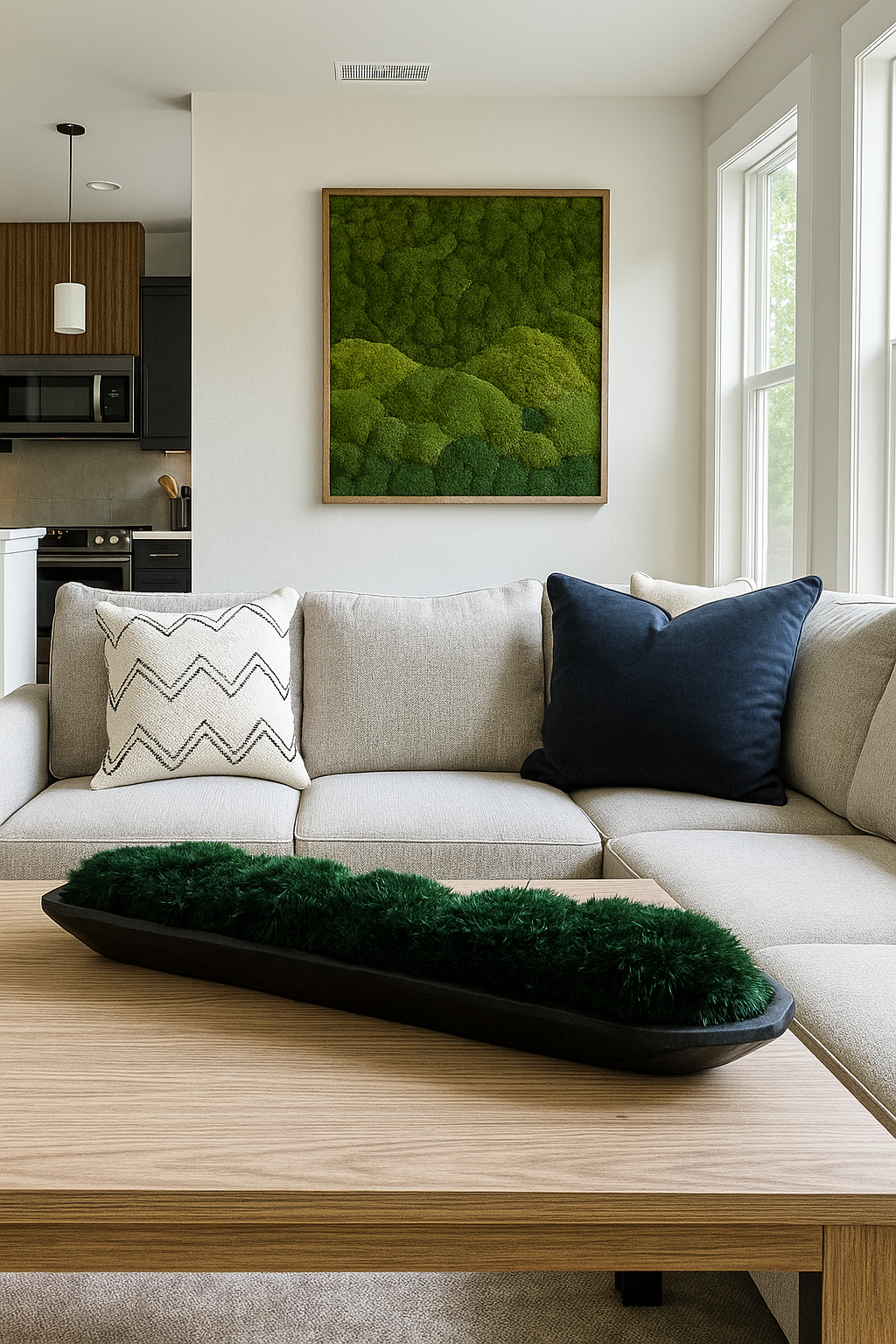 Dark Forest Noir Dough Moss Bowl