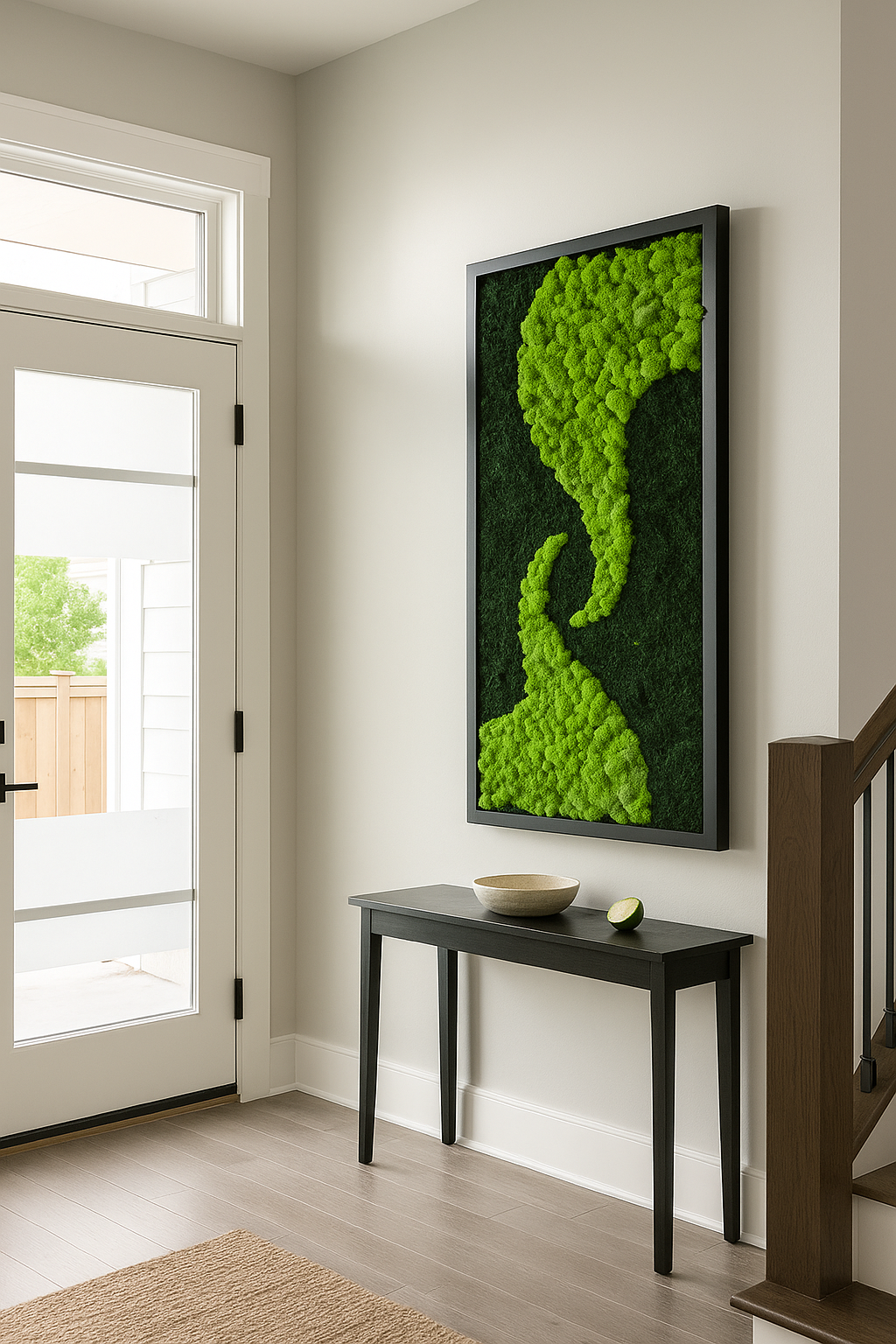 Forest Current Moss Art Frame