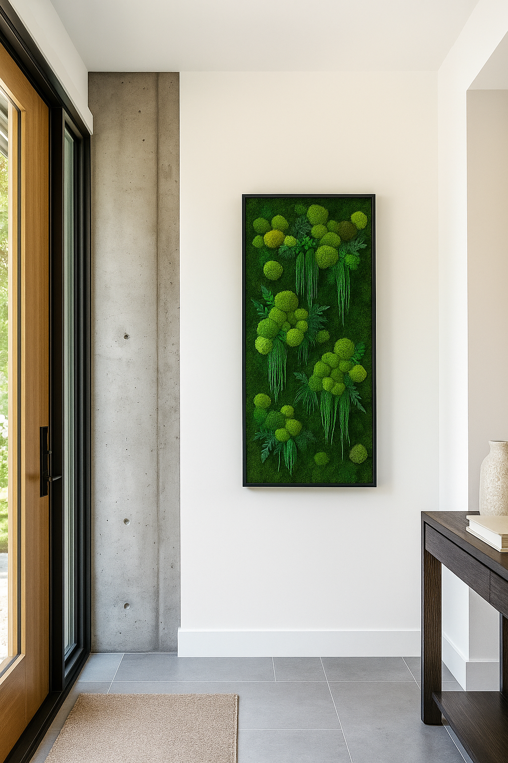 The Hanging Garden Moss Art Frame
