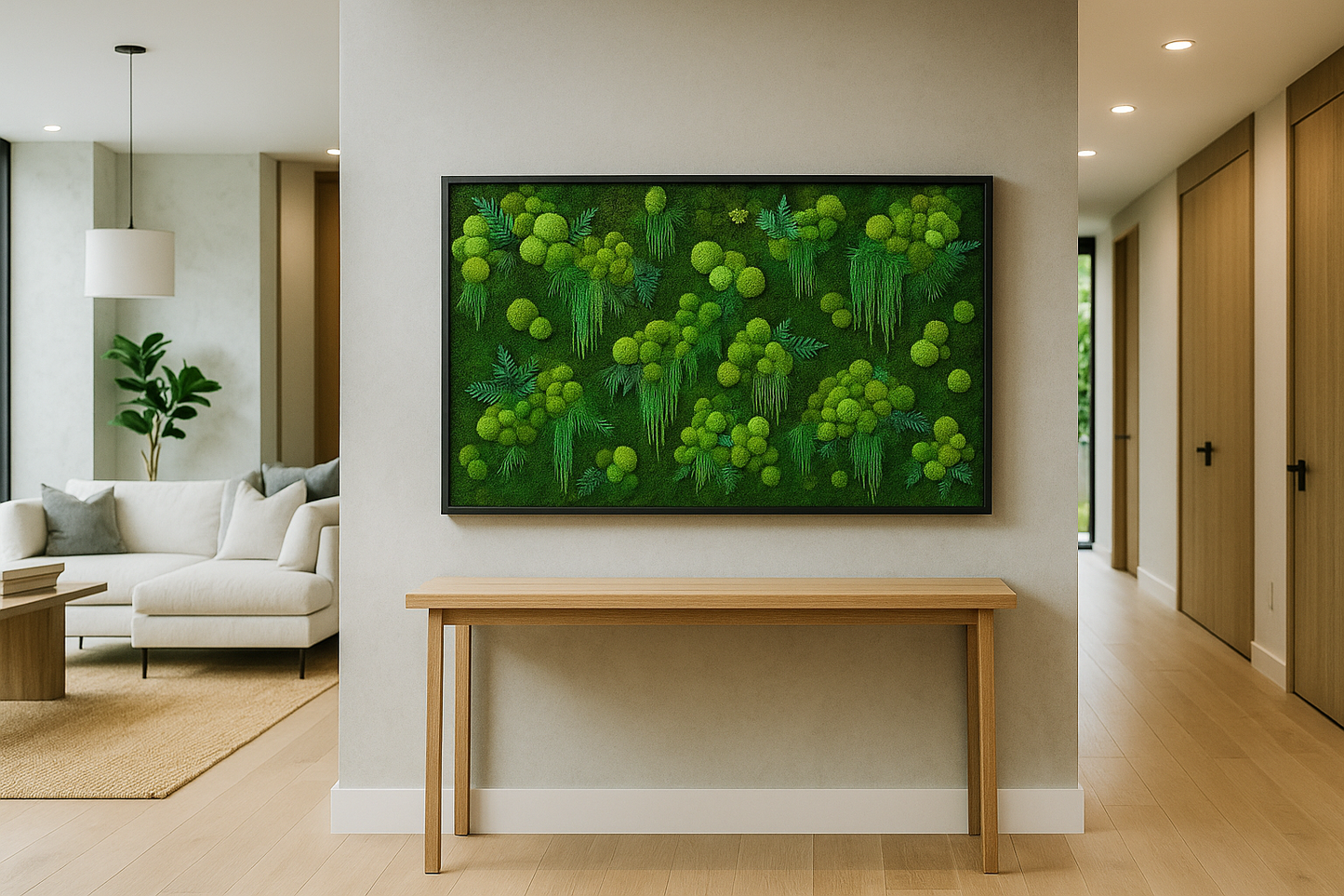 The Hanging Garden Moss Art Frame