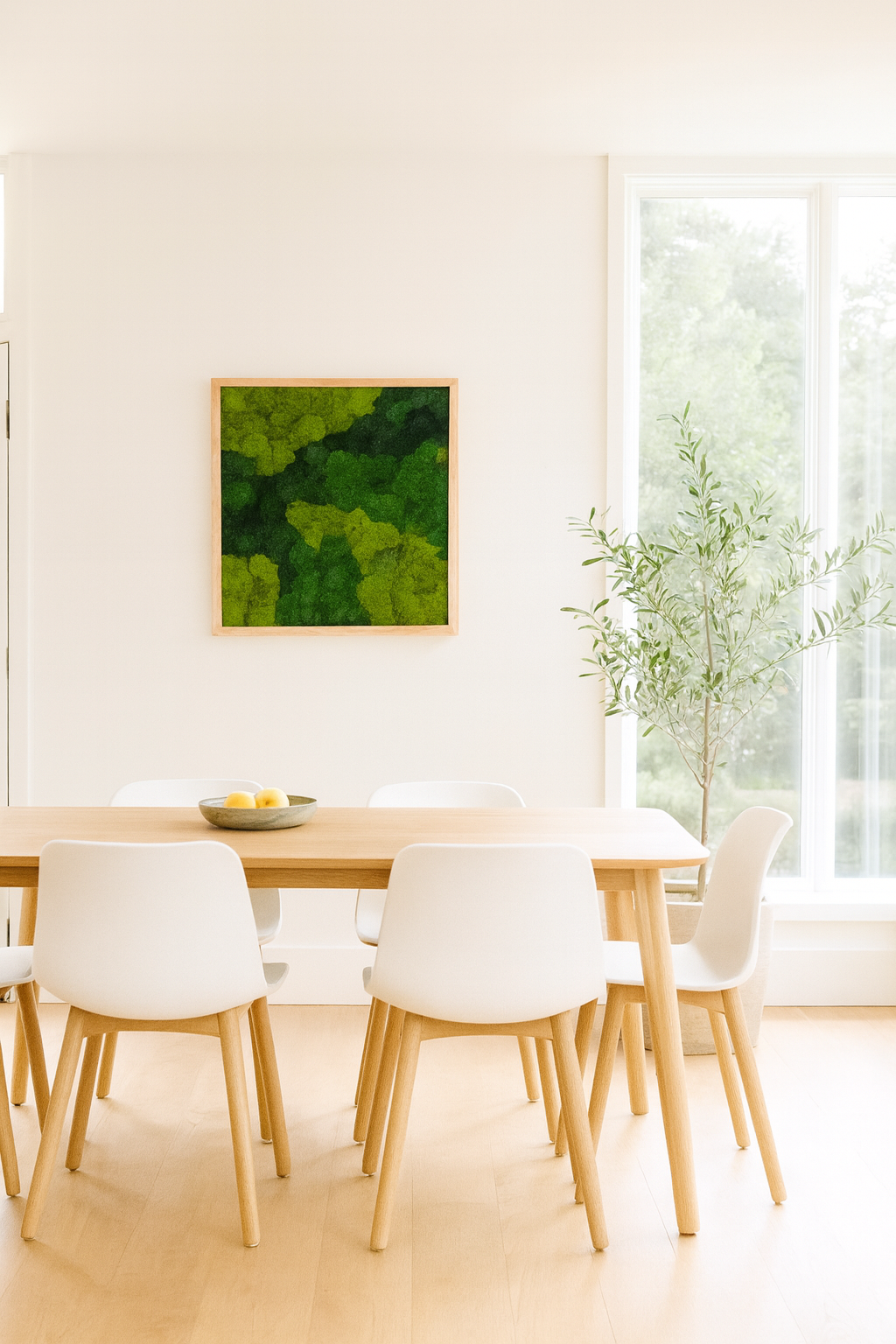 20x20" Moss Art Frame: Ready to Ship