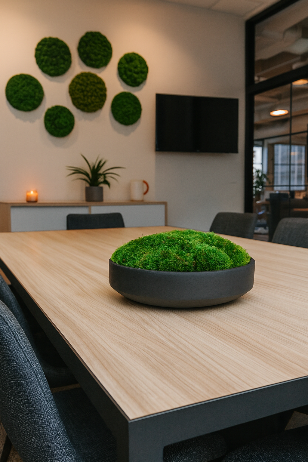 The Classic Concrete Moss Bowl