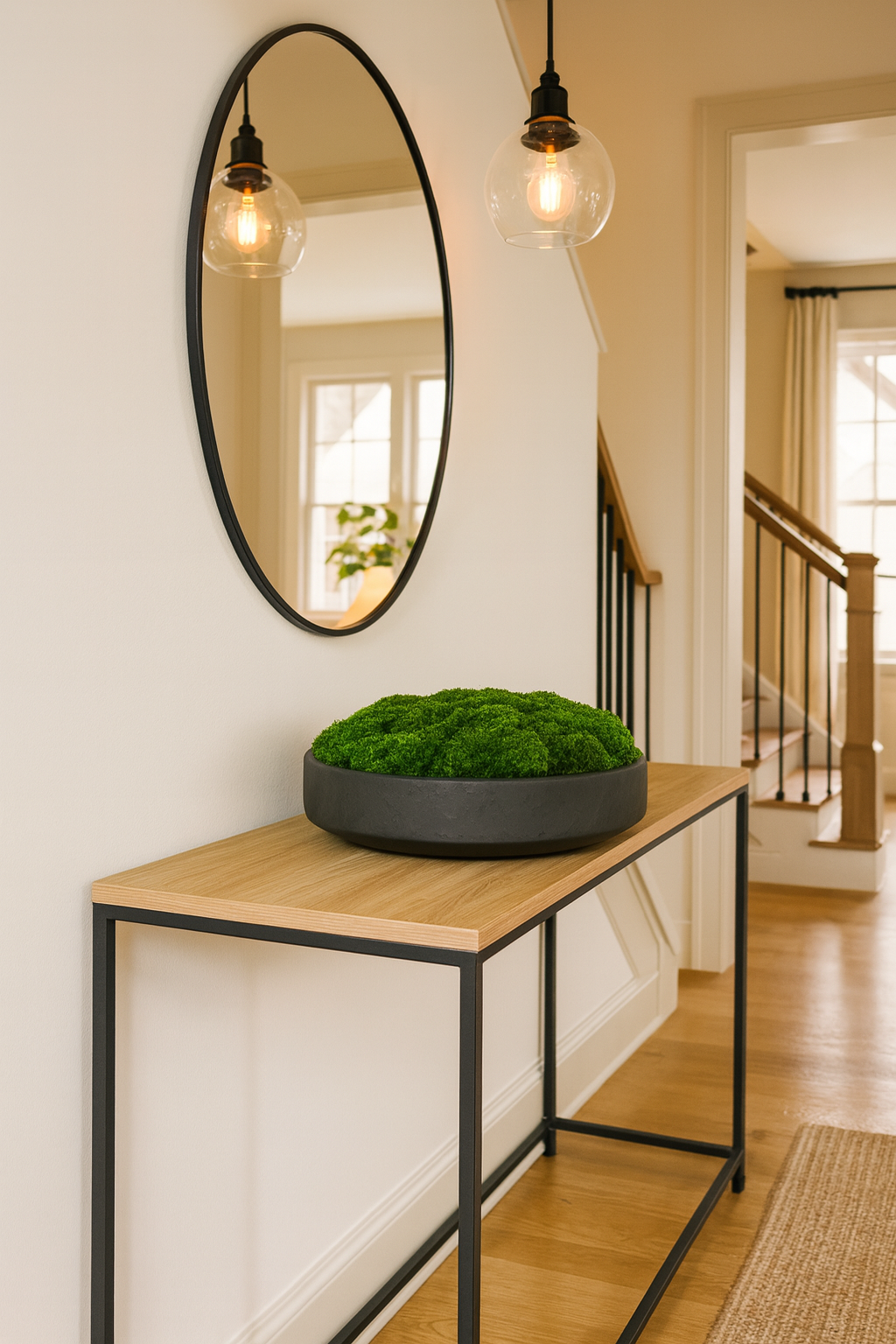 The Classic Concrete Moss Bowl