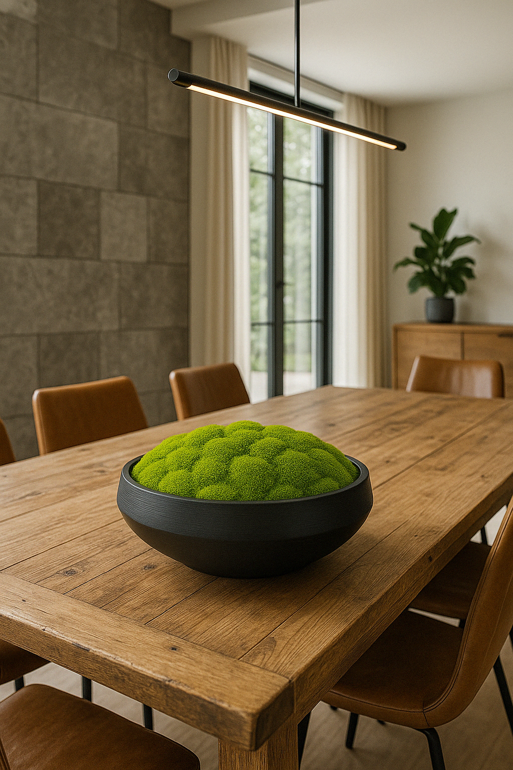 Blackstone Oasis Concrete Moss Bowl