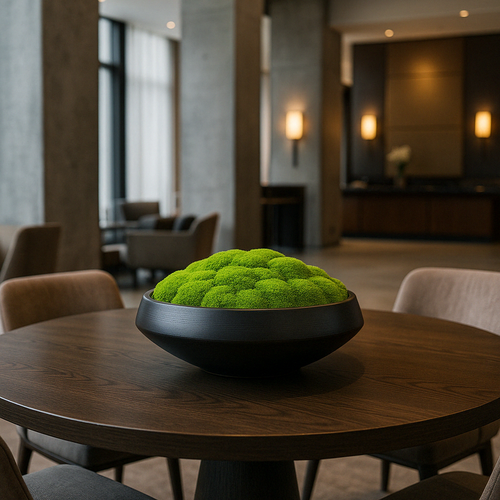 Blackstone Oasis Concrete Moss Bowl