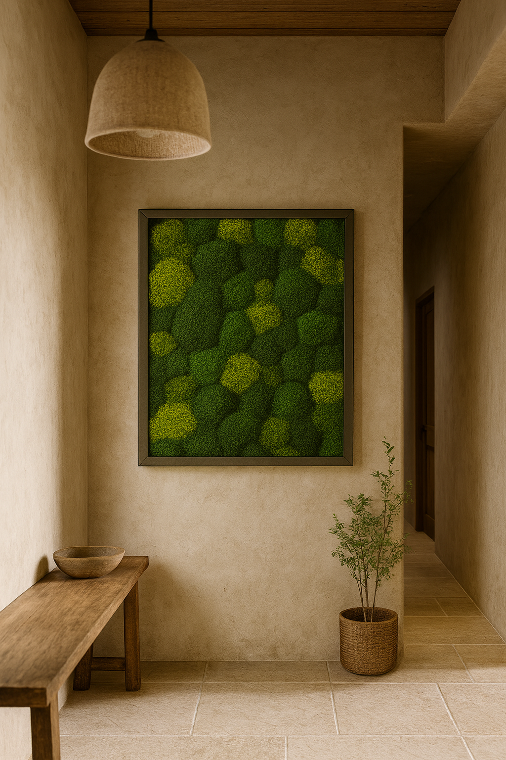 The Grove Mosaic Moss Art Frame