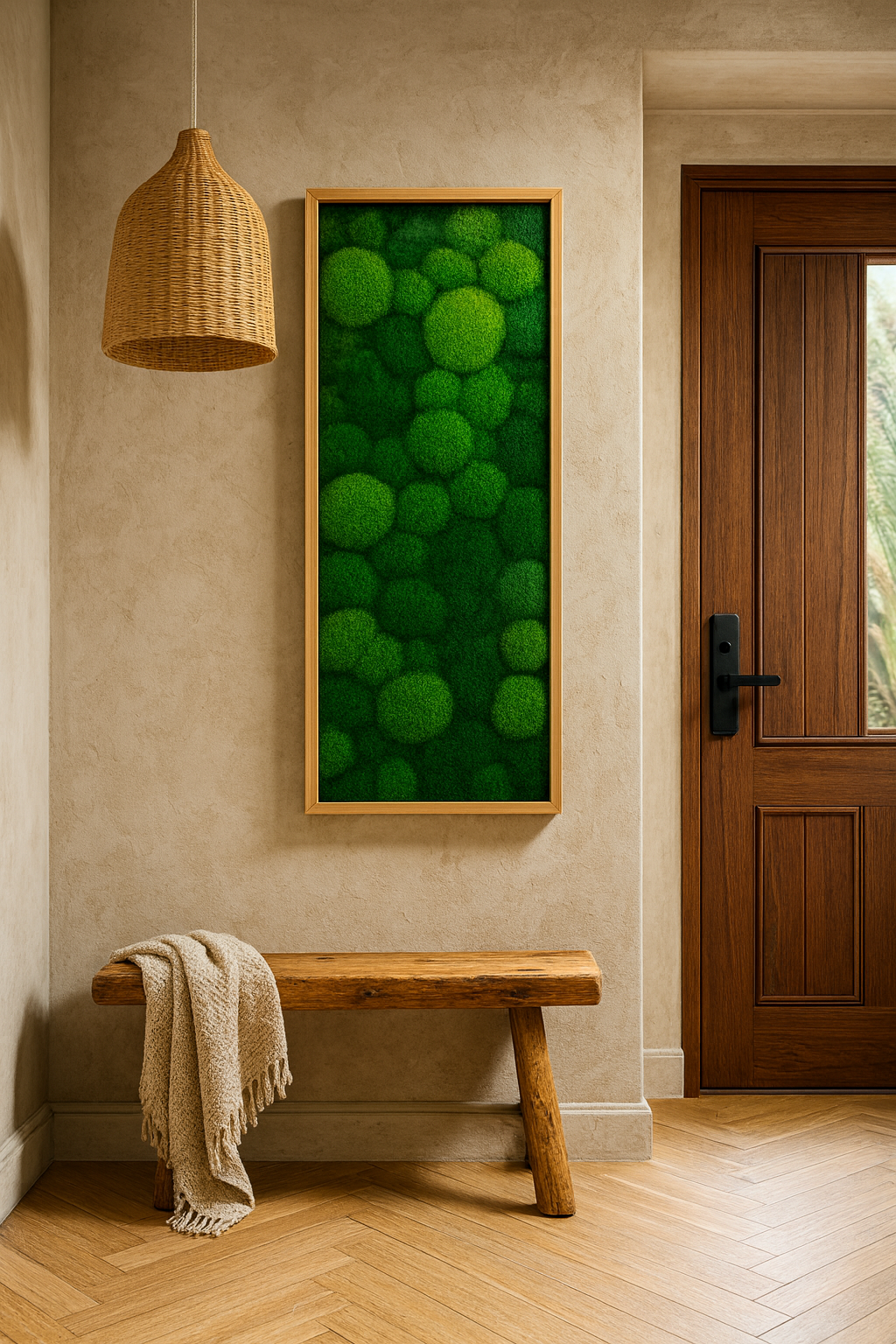 The Moss Cascade Moss Art Frame (One Piece)