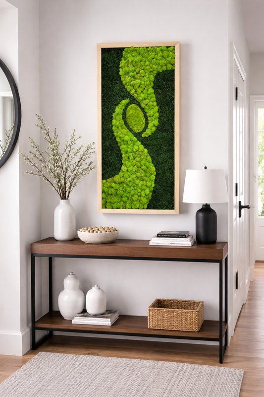 Center of Life Moss Art Frame