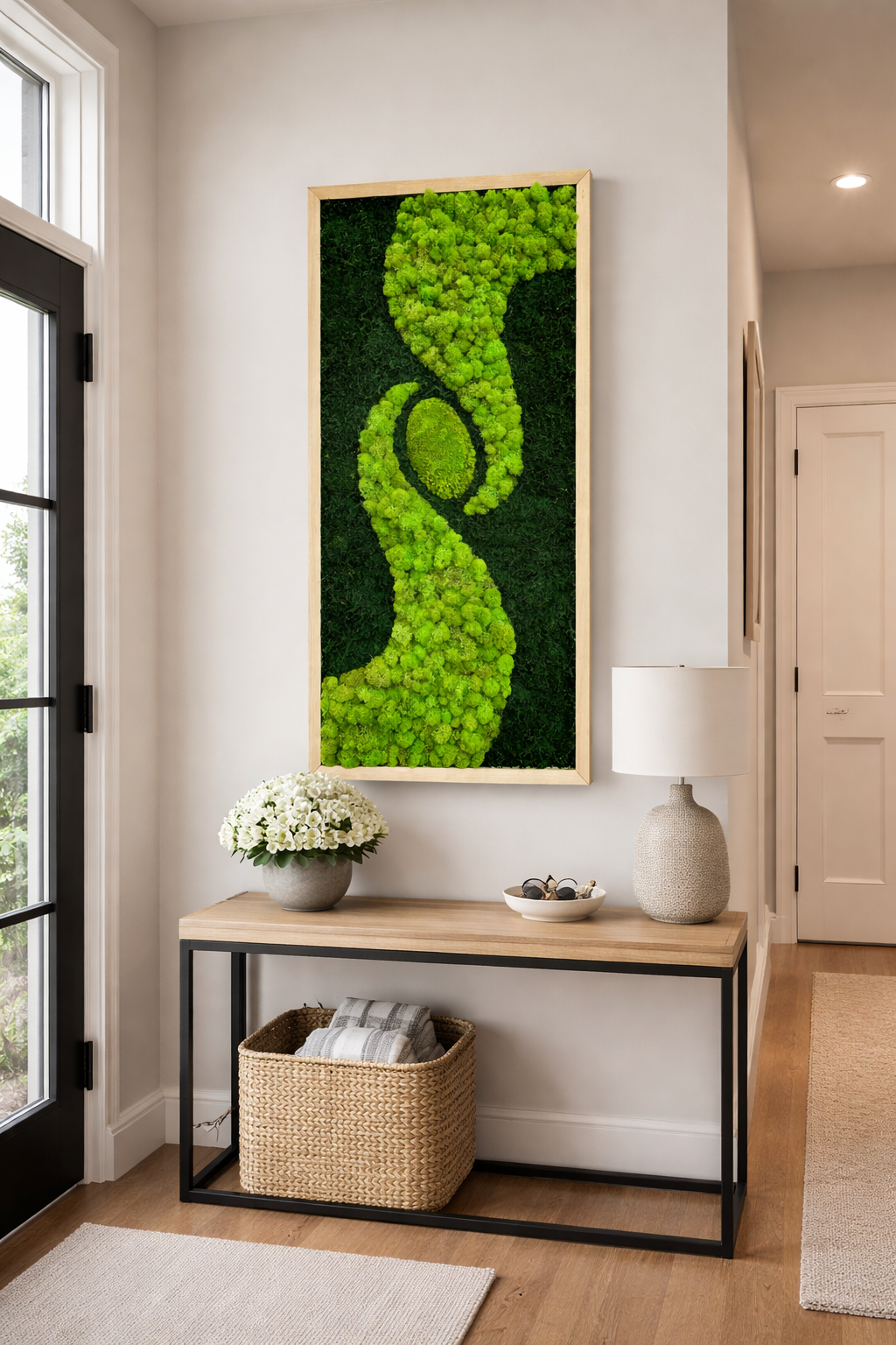 Forest Current Moss Art Frame (One Piece)