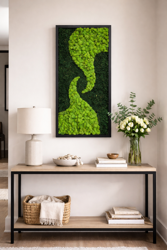 Forest Current Moss Art Frame (One Piece)