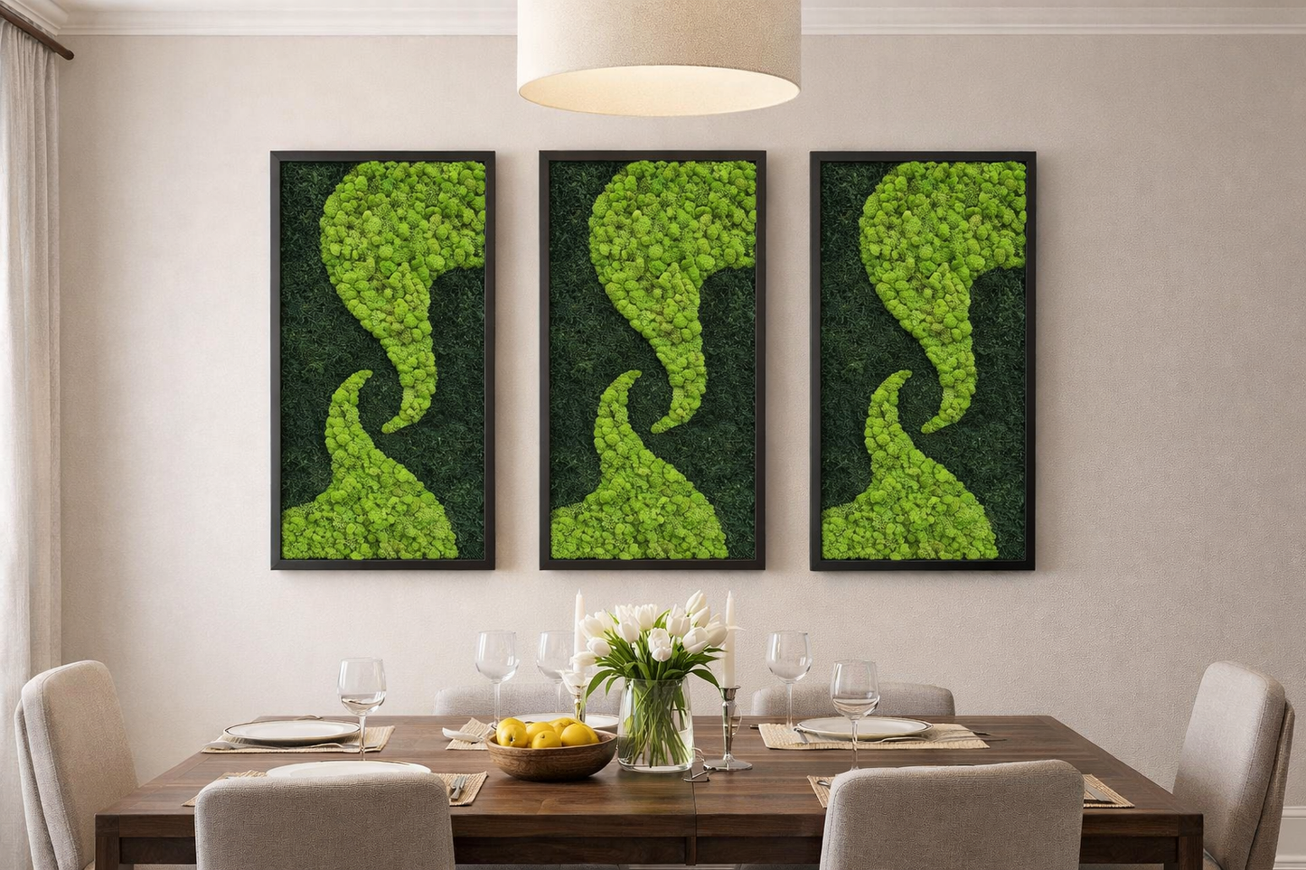 Forest Current Moss Art Frame (One Piece)