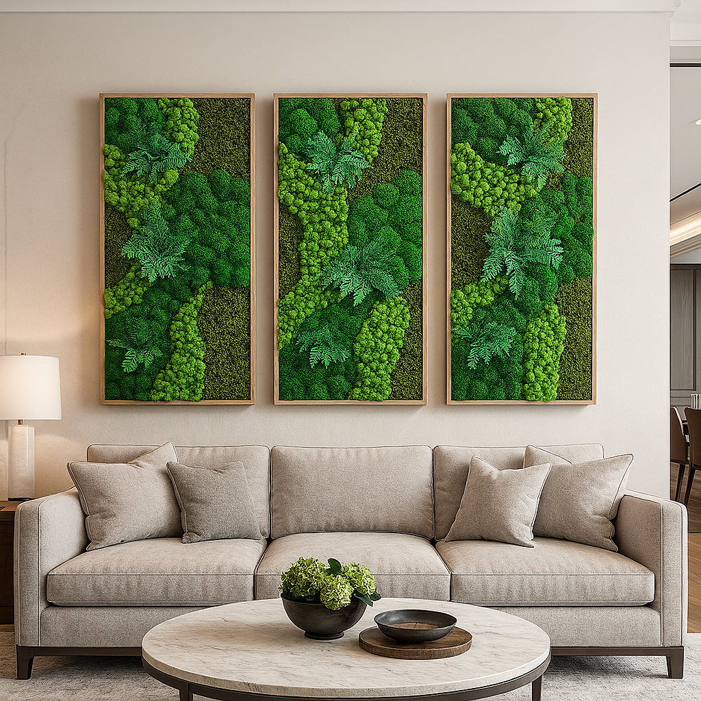 Green Terrain Moss Art Frame (One Piece)