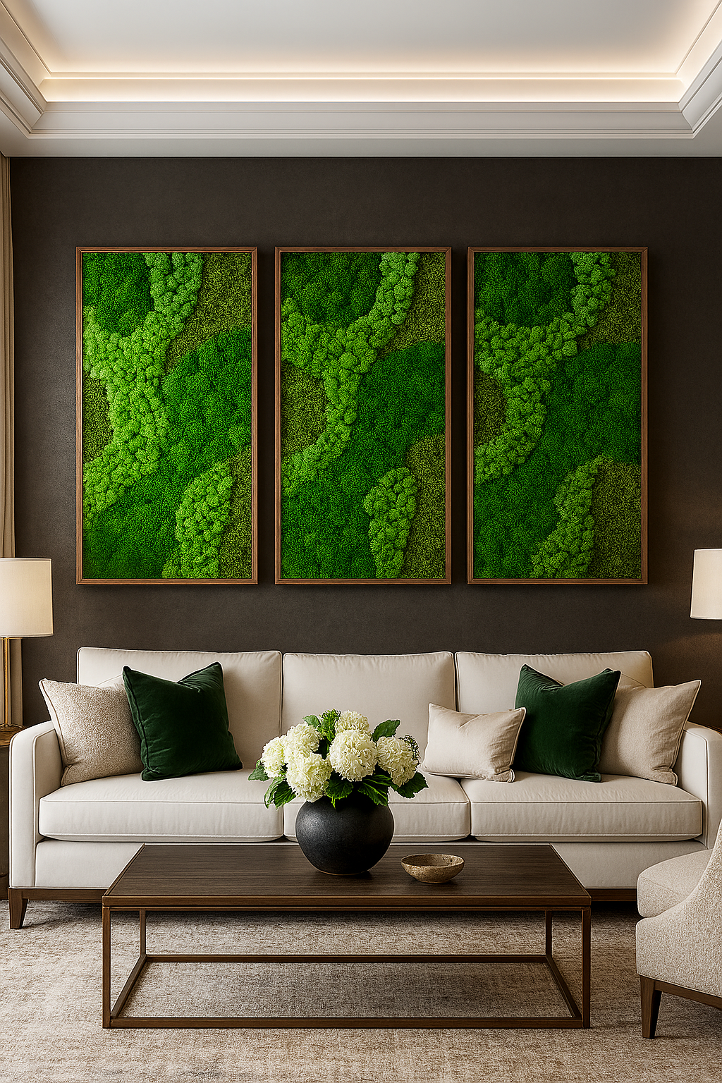 Vestibule Moss Art Frame (One Piece)