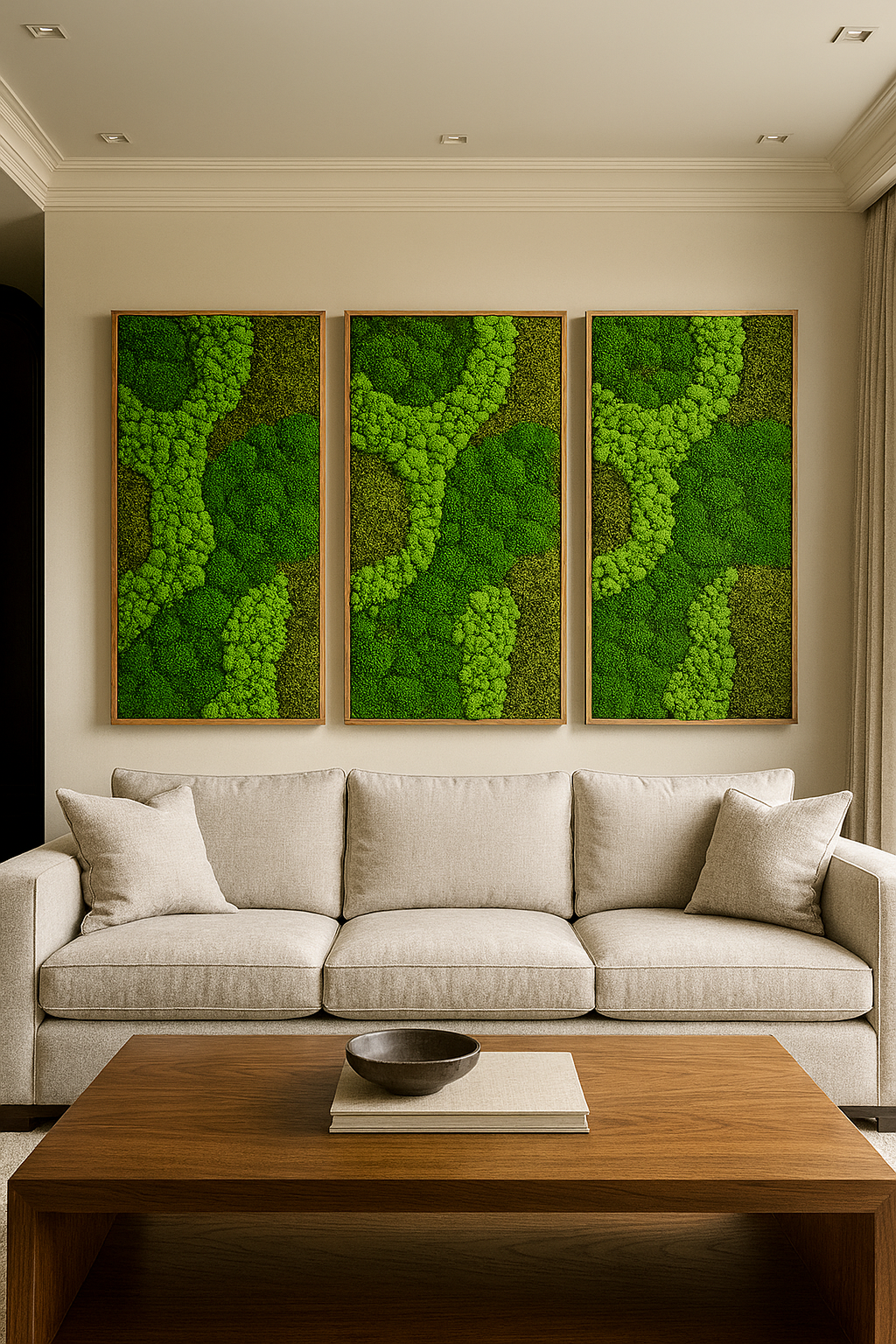 Vestibule Moss Art Frame (One Piece)