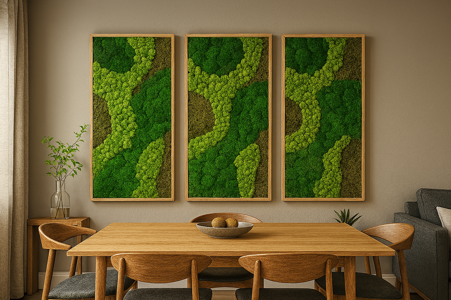 Vestibule Moss Art Frame (One Piece)
