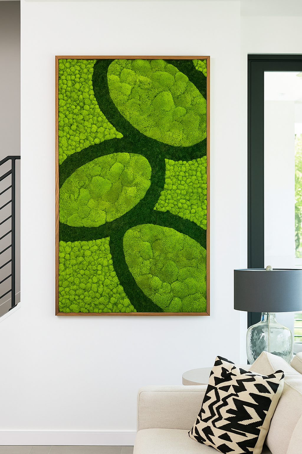 Biophilic Balance Moss Art Frame