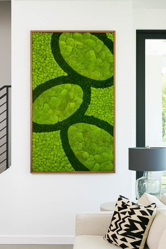 Biophilic Balance Moss Art Frame