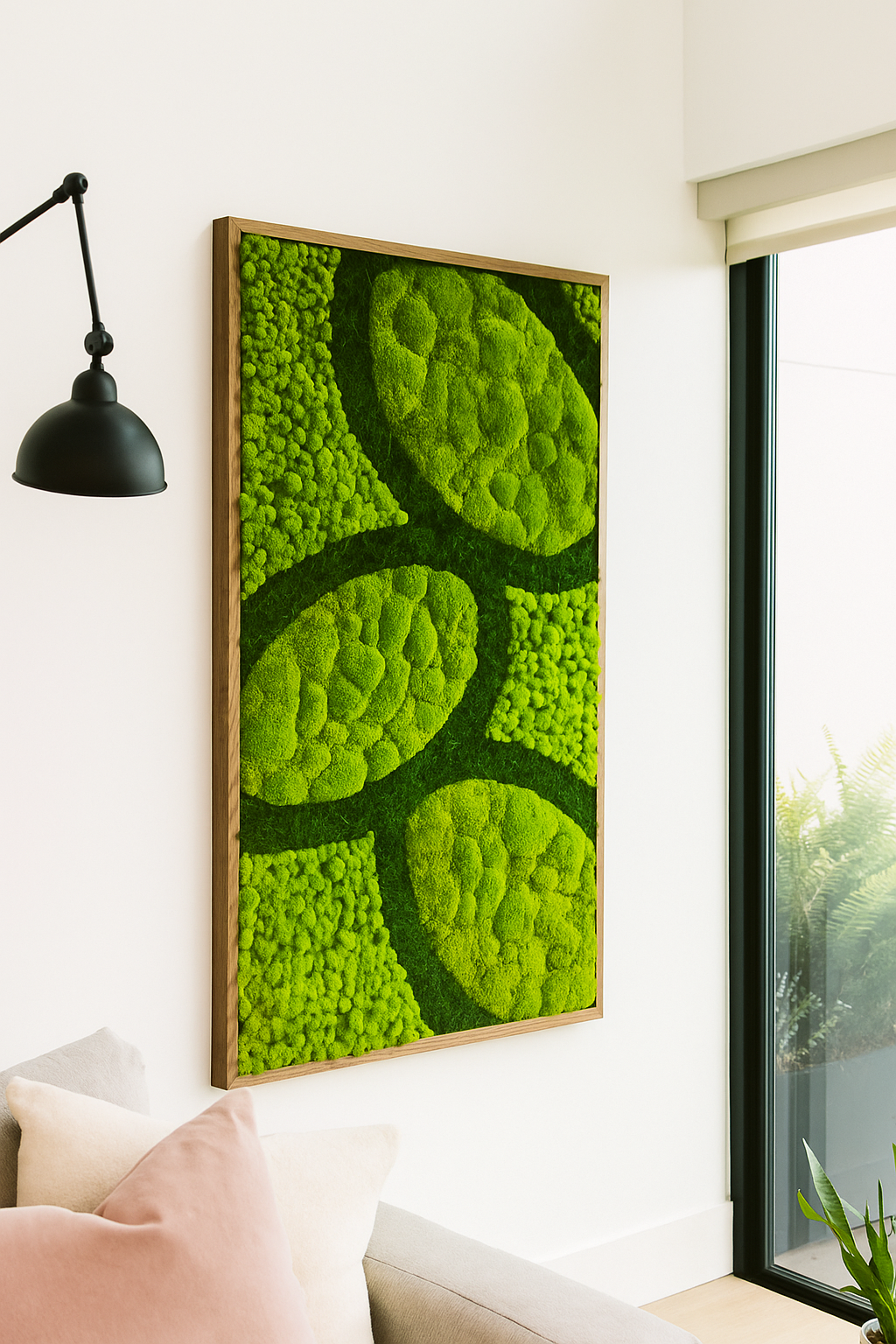 Biophilic Balance Moss Art Frame