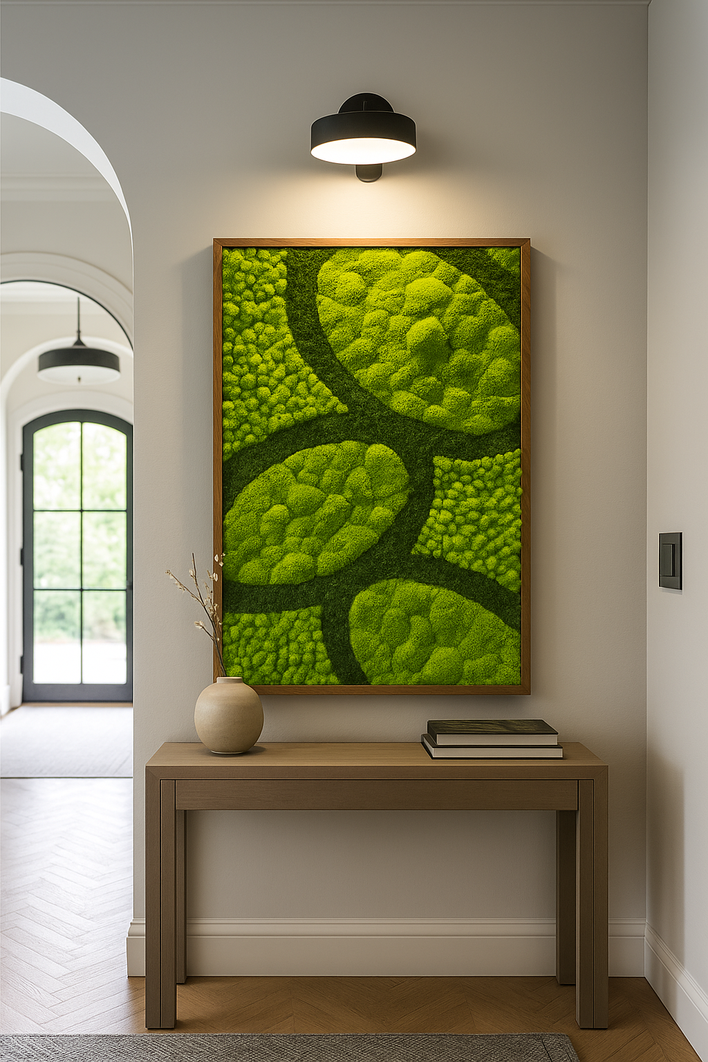 Biophilic Balance Moss Art Frame