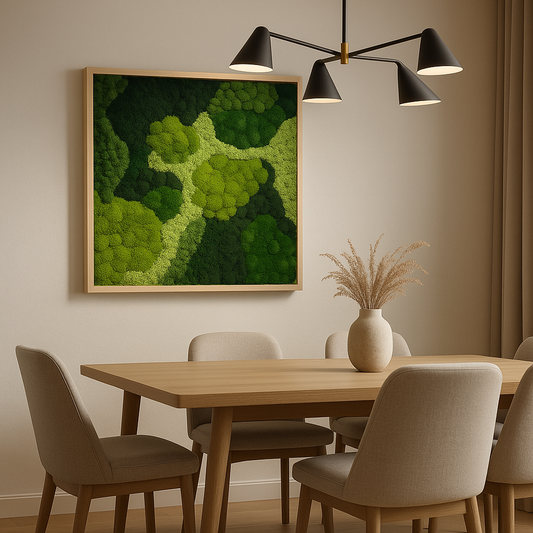Angel's Forest Moss Art Frame