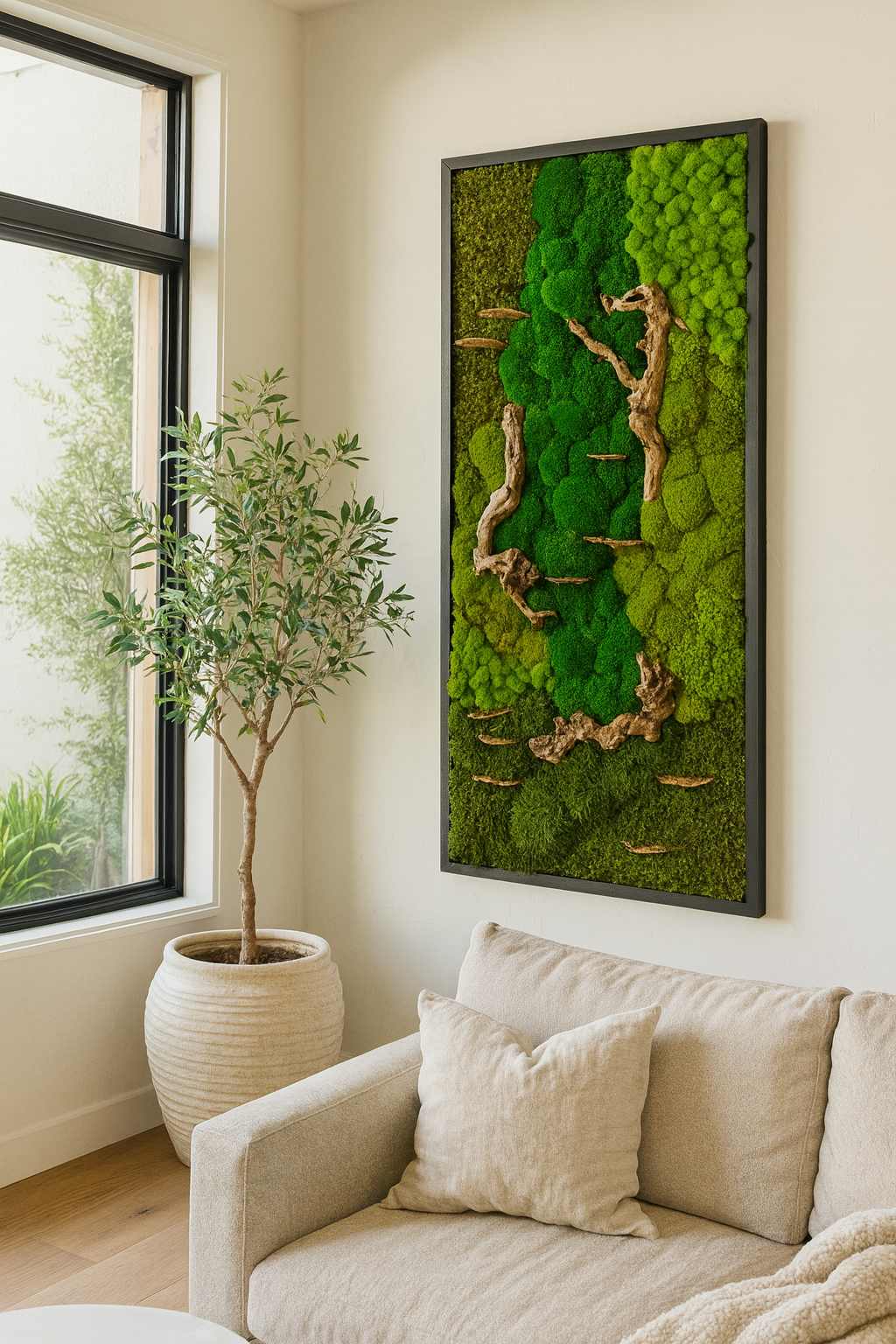 Drifted Woodlands Moss Art Frame – The Moss Shop