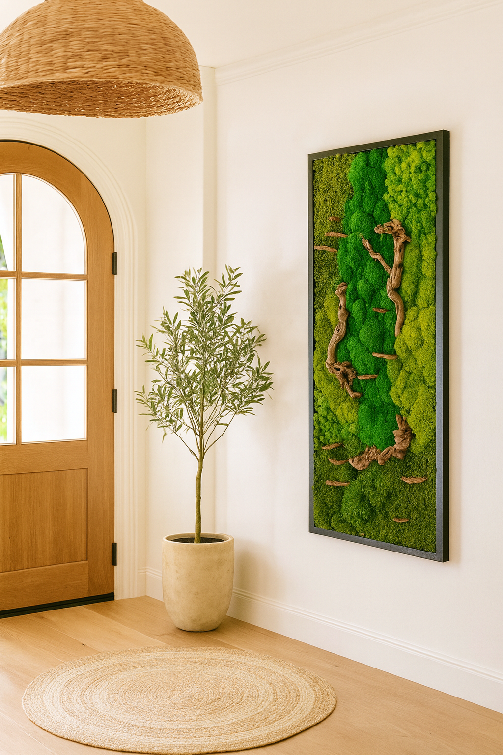 Drifted Woodlands Moss Art Frame – The Moss Shop