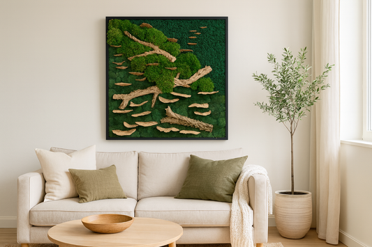 Drift & Bloom Moss Art Frame