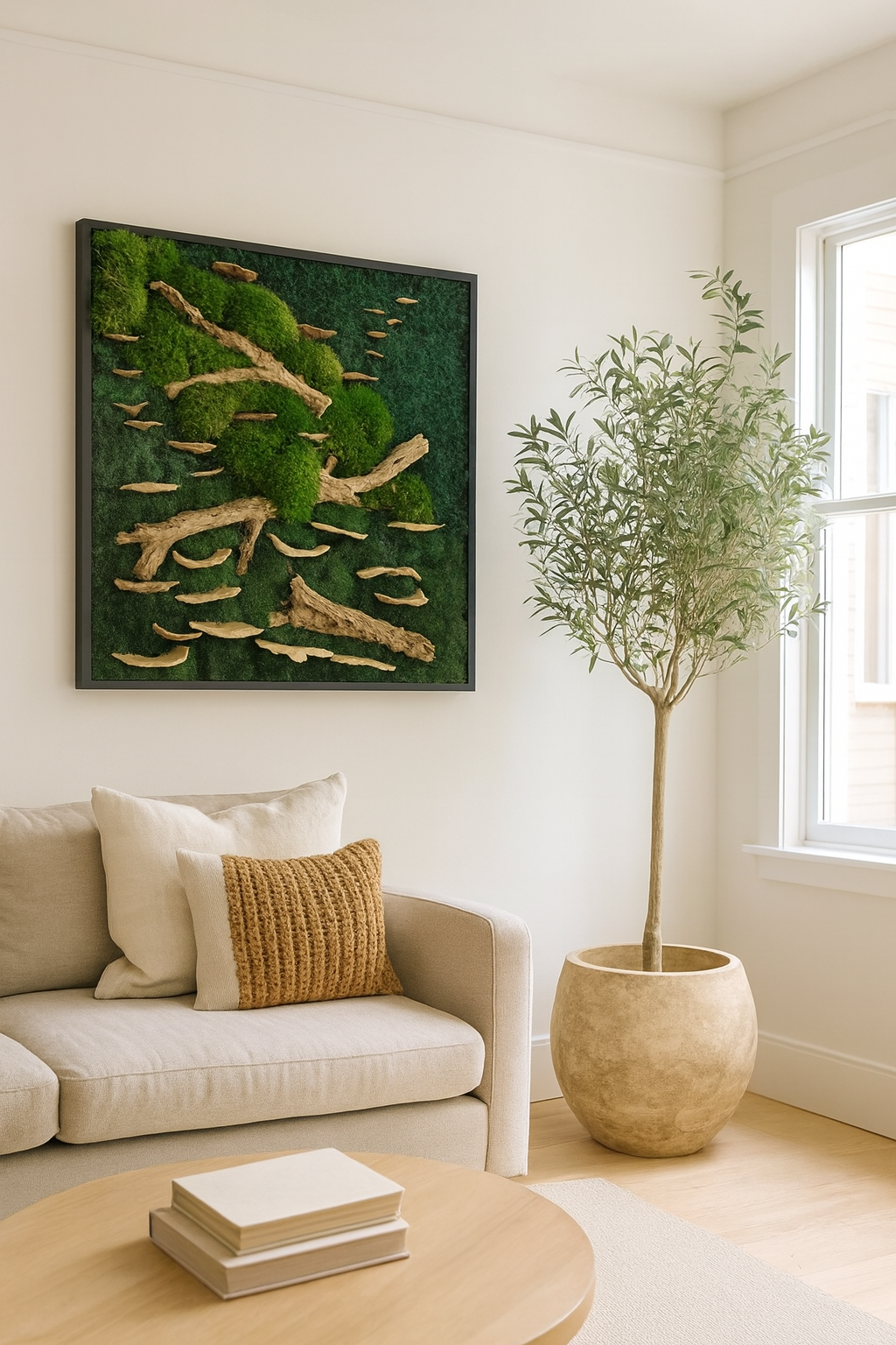 Drift & Bloom Moss Art Frame