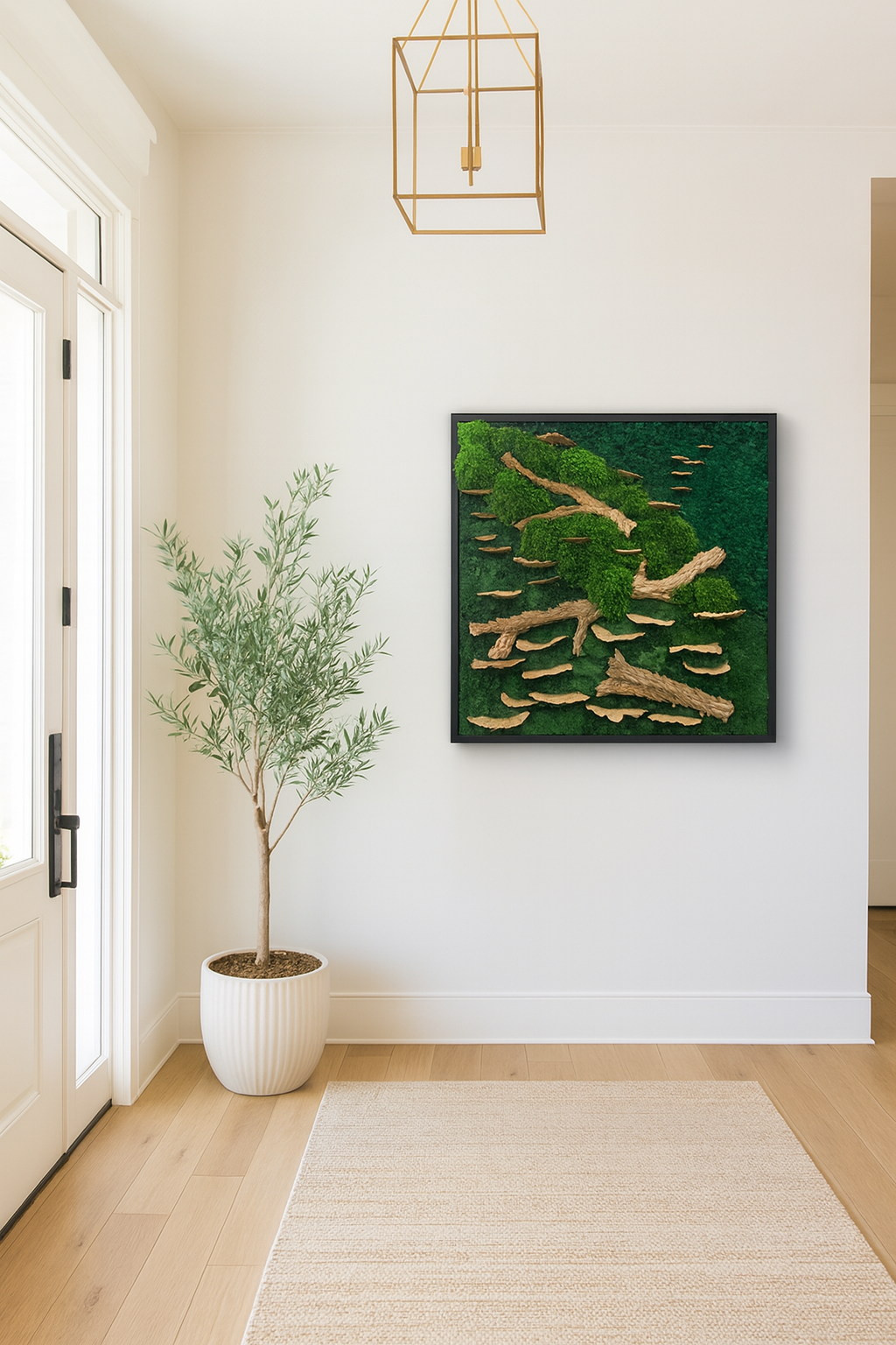 Drift & Bloom Moss Art Frame