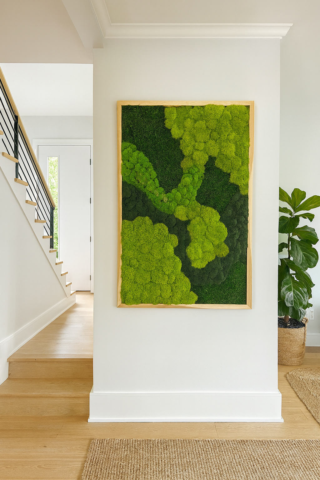 The Riverbend Moss Art Frame