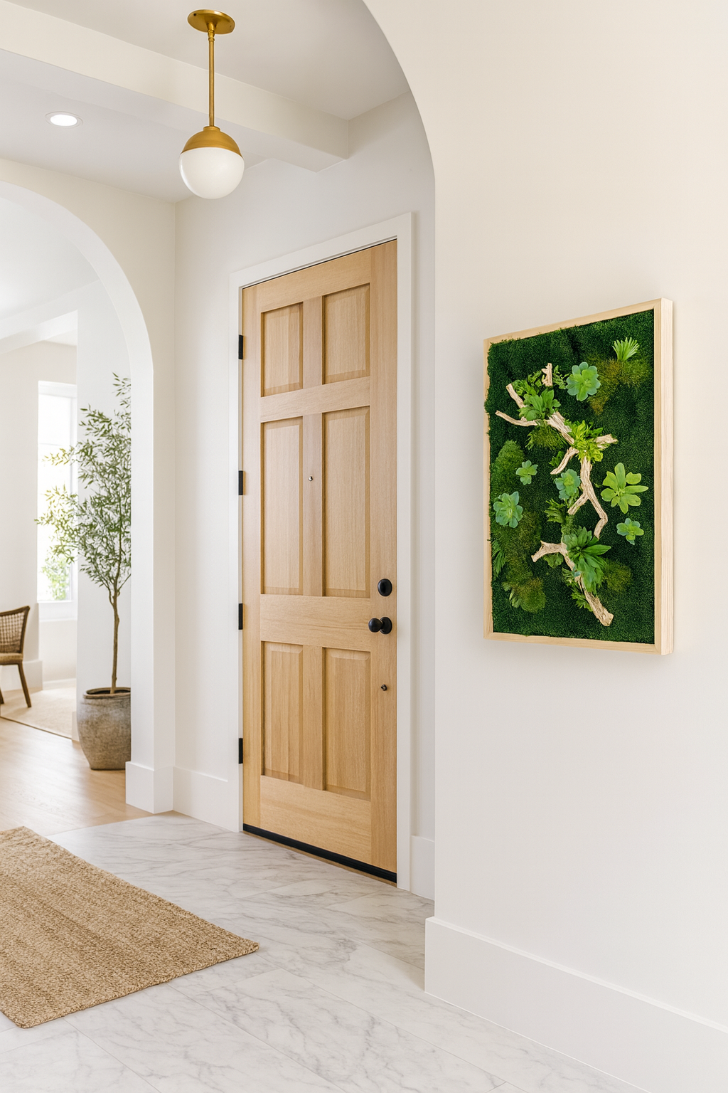 Desert Refresh Moss Art Frame