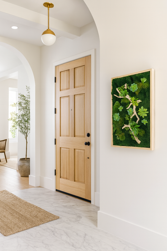 Desert Refresh Moss Art Frame