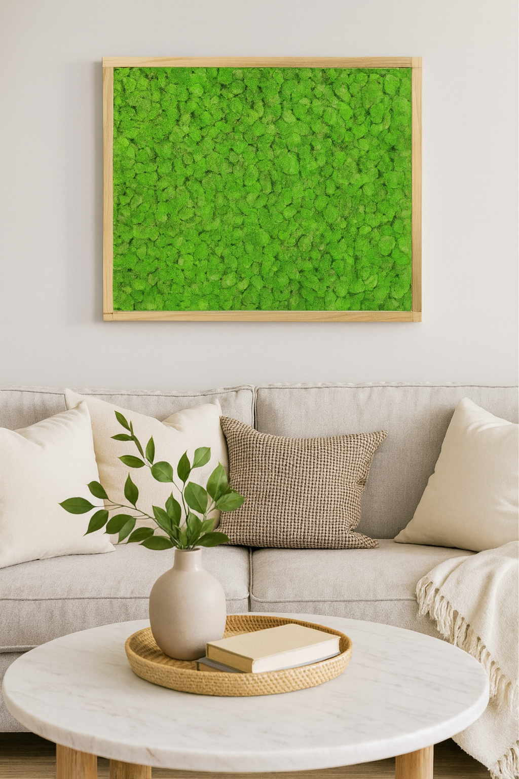 The Verdure Frame Moss Art Frame