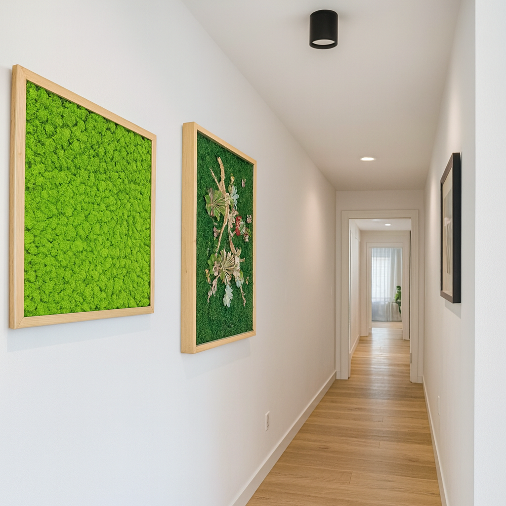 The Verdure Frame Moss Art Frame