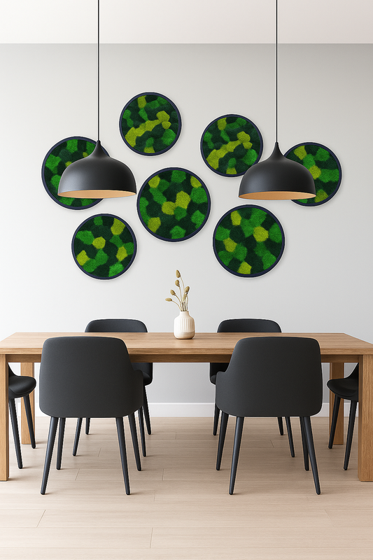 Interstellar Moss Art Circle Frame (One Piece)