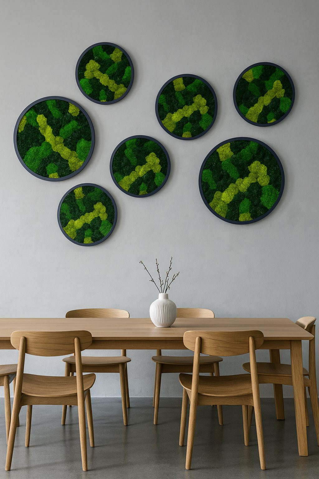 Interstellar Moss Art Circle Frame (One Piece)